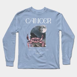 I feel Cancer Zodiac Sign Long Sleeve T-Shirt